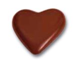 Placca policarbonato per cioccolatini a cuore