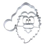 Städter tagliabiscotti faccia babbo Natale 9cm