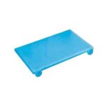 Tagliere polietilene 50X30 blu con fermi