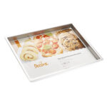 TEGLIA  PER COTTURA IN ALLUMINIO ANODIZZATO 30 X 40 X h 2,5 cm