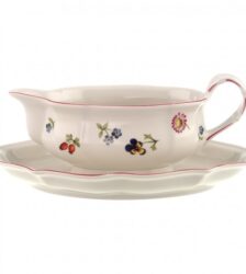 Villeroy & Boch Petite Fleur salsiera con piattino