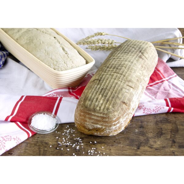 CESTINO LIEVITAZIONE RETTANGOLARE 26,5 x 14 x 8 cm RATTAN - immagine 5