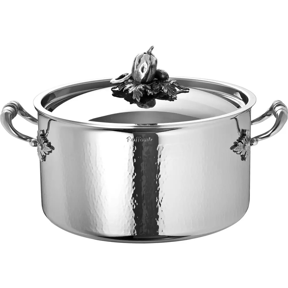 Casseruola Alto Spessore Con Coperchio In Vetro Nickel Free - Steel Pan - OFFICIAL