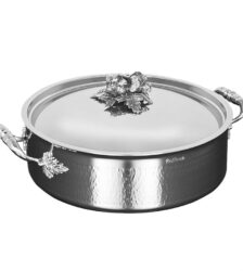 RUFFONI OPUS PRIMA TRIMETALLO CASSERUOLA SEMIFONDA CM 26 CON COP