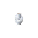 ROSENTHAL Studio Line Vaso NODE STRIPES BLUEBERRY 12 cm