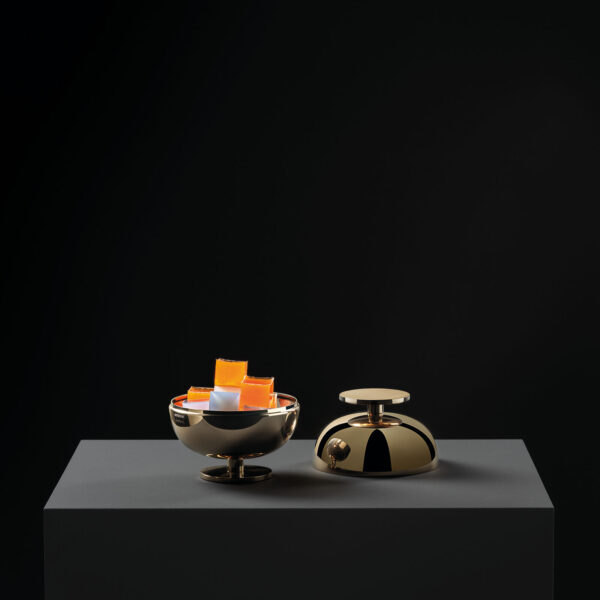 SAMBONET Giò Ponti Coppetta/Miniatura PVD Gold Ø 11cm - immagine 2