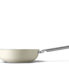 SMEG Wok antiaderente Ø 30 cm Panna