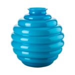 VENINI Vaso Deco Acquamare Ø26 cm H29 cm