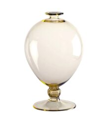 VENINI Vaso Veronese Pagliesco Ø20 cm H32 cm
