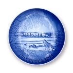 BING & GRØNDAHL PIATTO DI NATALE 2018 - Paesaggio Invernale