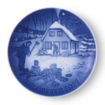 BING & GRØNDAHL PIATTO DI NATALE 2019 - Chopping Wood