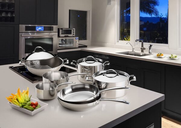 Lagostina Accademia Lagofusion®<br> Casseruola fonda manico lungo<br> Ø cm 16 - immagine 5