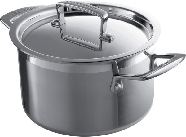 Le Creuset Acciaio Casseruola Alta con Coperchio 18cm