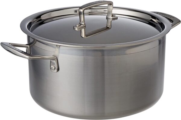 Le Creuset Acciaio Casseruola Alta con Coperchio 24cm