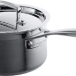 Le Creuset Acciaio Casseruola Manico Lungo e Maniglia con Coperchio 18cm