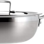 Le Creuset Acciaio Padella dello Chef Antiaderente con Coperchio 24cm