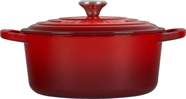Le Creuset Cocotte rotonda Evolution in ghisa vetrificata 26cm Ciliegia - immagine 2