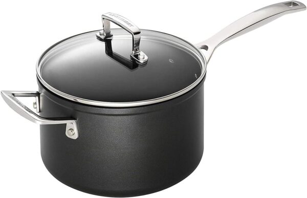 Le Creuset Les Forgées Casseruola Manico Lungo con Maniglia e Coperchio 16cm