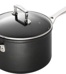 Le Creuset Les Forgées Casseruola Manico Lungo con Maniglia e Coperchio 18cm
