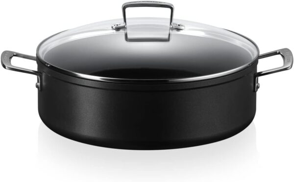 Le Creuset Les Forgées Sauteuse Rondeau con Coperchio 24cm
