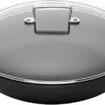 Le Creuset Les Forgées Tegame Basso con manici e coperchio 26cm