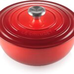 Le Creuset Marmitta Evolution in ghisa vetrificata interno nero 26cm Ciliegia