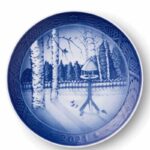 ROYAL COPENHAGEN PIATTO DI NATALE 2021  L'inverno nel Giardino