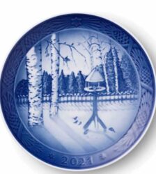 ROYAL COPENHAGEN PIATTO DI NATALE 2021  L'inverno nel Giardino