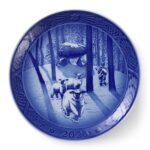 ROYAL COPENHAGEN PIATTO DI NATALE 2023 -  Christmas time in the forest