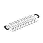 SMEG Griglia Scaldapanini Per Tostapane 2×4