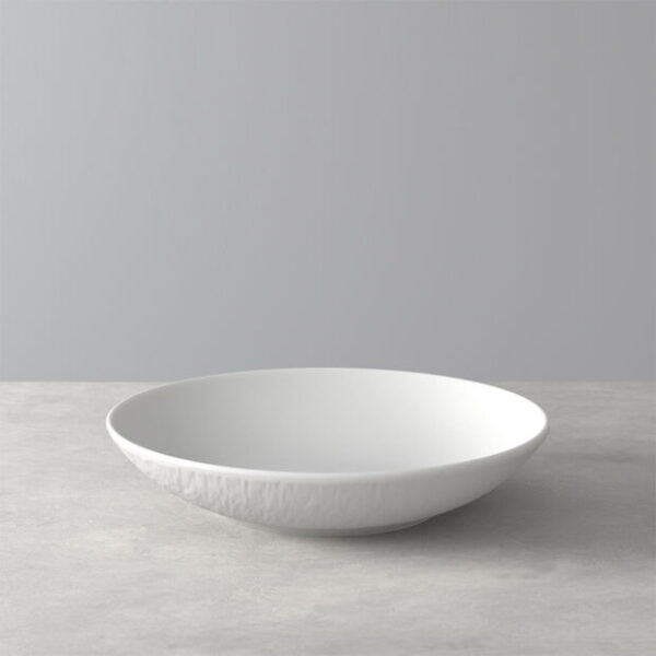 VILLEROY & BOCH Manufacture Rock Ciotola Piana cm 23,5 Bianca