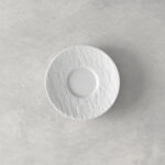 VILLEROY & BOCH Manufacture Rock Piattino per Tazzina Espresso Bianco