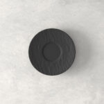 VILLEROY & BOCH Manufacture Rock Piattino per Tazzina Espresso Nero