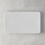 VILLEROY & BOCH Manufacture Rock Piatto da Portata Rettangolare 28x17 Bianco