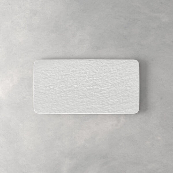 VILLEROY & BOCH Manufacture Rock Piatto da Portata Rettangolare 35x18 Bianco
