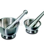 Ilsa mortaio e pestello in acciaio inox 12 cm