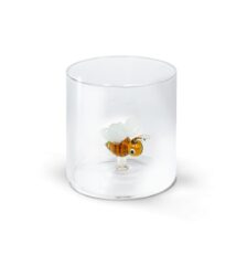 MONTEREY Bicchiere in vetro borosilicato con soggetto in vetro APE