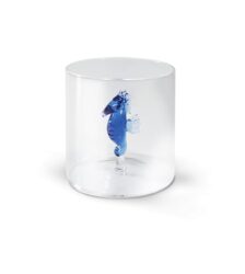 MONTEREY Bicchiere in vetro borosilicato con soggetto in vetro CAVALLUCCIO
