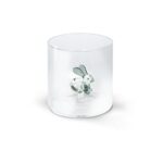 MONTEREY Bicchiere in vetro borosilicato con soggetto in vetro CONIGLIO