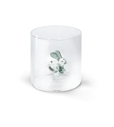 MONTEREY Bicchiere in vetro borosilicato con soggetto in vetro CONIGLIO