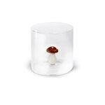 MONTEREY Bicchiere in vetro borosilicato con soggetto in vetro FUNGO