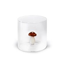 MONTEREY Bicchiere in vetro borosilicato con soggetto in vetro FUNGO