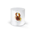 MONTEREY Bicchiere in vetro borosilicato con soggetto in vetro GRANCHIO