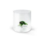 MONTEREY Bicchiere in vetro borosilicato con soggetto in vetro RANA