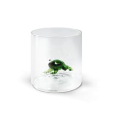 MONTEREY Bicchiere in vetro borosilicato con soggetto in vetro RANA