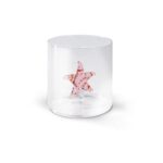 MONTEREY Bicchiere in vetro borosilicato con soggetto in vetro STELLA MARINA