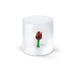 MONTEREY Bicchiere in vetro borosilicato con soggetto in vetro TULIPANO