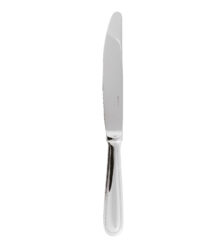 Sambonet Perles Coltello Tavola Manico Cavo Orfèvre Inox Argentato
