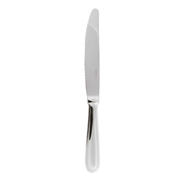 Sambonet Perles Coltello Tavola Manico Cavo Orfèvre Inox Argentato