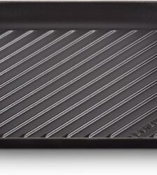 Le Creuset Grill quadrato Tradition in ghisa vetrificata 24cm Nero Matt